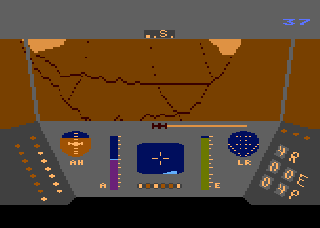 Screenshot Thumbnail / Media File 1 for Rescue on Fractalus (1984) (Atari-Lucasfilm Games)