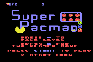 Screenshot Thumbnail / Media File 1 for Super Pac Man (1982) (Atari)