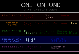 Screenshot Thumbnail / Media File 1 for One On One Basketball