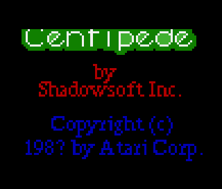 Screenshot Thumbnail / Media File 1 for Centipede (USA) (Proto)