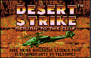 Screenshot Thumbnail / Media File 1 for Desert Strike - Return to the Gulf (USA, Europe)