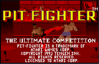 Screenshot Thumbnail / Media File 1 for Pit Fighter - The Ultimate Competition (USA, Europe)