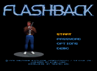 Screenshot Thumbnail / Media File 1 for Flashback - The Quest for Identity (World) (En,Fr)