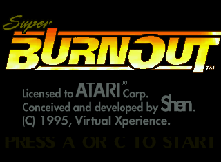 Screenshot Thumbnail / Media File 1 for Super Burnout (World)