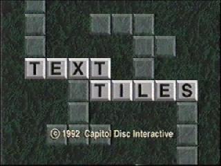 Screenshot Thumbnail / Media File 1 for Text Tiles (CD-i)