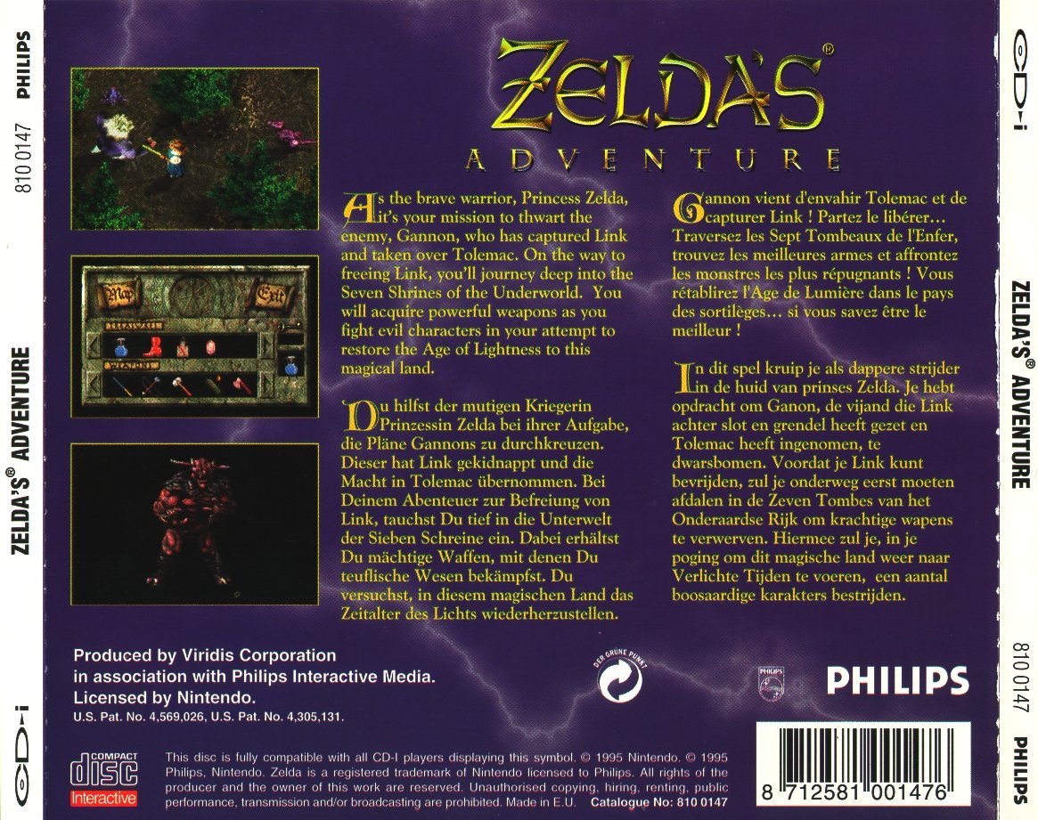 Zelda's Adventure Zelda39s Adventure CDi ISO lt CDI ISOs Emuparadise