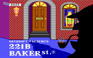 Screenshot Thumbnail / Media File 1 for 221 B Baker St (1986)(Datasoft Inc)
