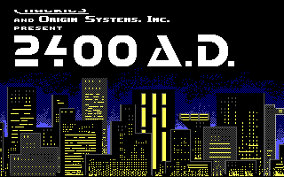 Screenshot Thumbnail / Media File 1 for 2400 Ad (1987)(Origin Systems Inc)