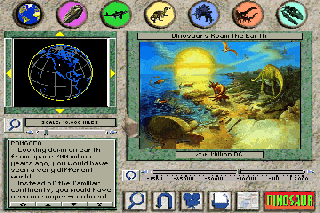 Screenshot Thumbnail / Media File 1 for 3d Dinosaur Multimedia (1994)(Knowledge Adventure)