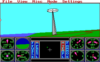 Screenshot Thumbnail / Media File 1 for 3d Helicopter Simulator (1987)(Sierra Online)