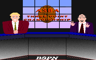 Screenshot Thumbnail / Media File 1 for 3 Point Basketball (1994)(MVP Software)