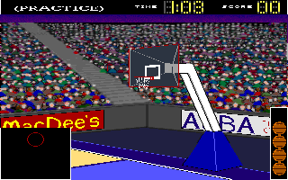 Screenshot Thumbnail / Media File 1 for 3 Point Basketball (1994)(MVP Software)