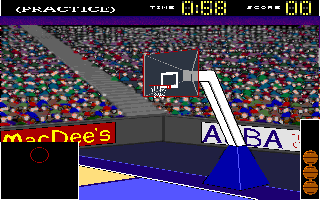 Screenshot Thumbnail / Media File 1 for 3 Point Basketball (1994)(MVP Software)