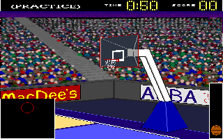 Screenshot Thumbnail / Media File 1 for 3 Point Basketball (1994)(MVP Software)