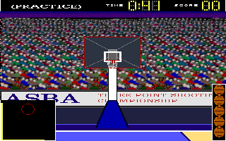 Screenshot Thumbnail / Media File 1 for 3 Point Basketball (1994)(MVP Software)