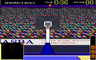 Screenshot Thumbnail / Media File 1 for 3 Point Basketball (1994)(MVP Software)