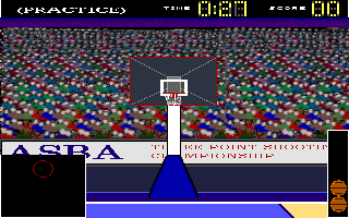 Screenshot Thumbnail / Media File 1 for 3 Point Basketball (1994)(MVP Software)