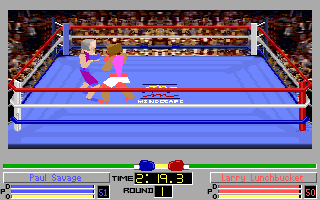 Screenshot Thumbnail / Media File 1 for 4d Boxing (1991)(Mindscape Inc)(Rev1)