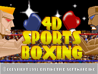 Screenshot Thumbnail / Media File 1 for 4d Boxing (1991)(Mindscape Inc)(Rev1)