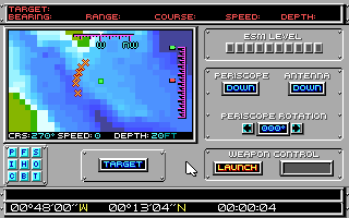 Screenshot Thumbnail / Media File 1 for 688 Attack Sub (1988)(Electronic Arts Inc)