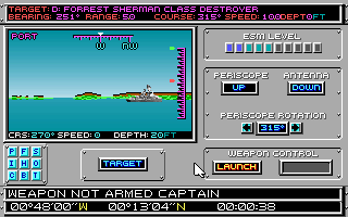 Screenshot Thumbnail / Media File 1 for 688 Attack Sub (1989)(Electronic Arts Inc)