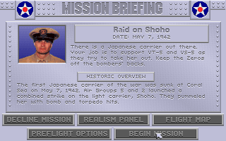 Screenshot Thumbnail / Media File 1 for Aces Of The Pacific (1992)(Sierra Online)