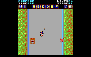 Screenshot Thumbnail / Media File 1 for Action Fighter (1986)(Firebird Software Ltd Kixx)