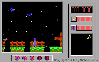 Screenshot Thumbnail / Media File 1 for Adventures Of Captain Comic (1988)(Michael Denio)(Rev3)