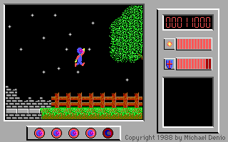 Screenshot Thumbnail / Media File 1 for Adventures Of Captain Comic (1988)(Michael Denio)