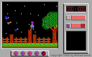 Screenshot Thumbnail / Media File 1 for Adventures Of Captain Comic (1988)(Michael Denio)