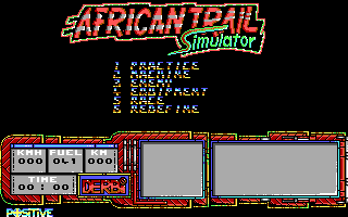 Screenshot Thumbnail / Media File 1 for African Trail Simulator (1990)(Positive)