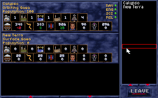 Screenshot Thumbnail / Media File 1 for Alien Legacy (1993)(Sierra Online)