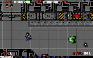 Screenshot Thumbnail / Media File 1 for Alien Syndrome (1987)(Sega Entertainment Inc)