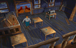 Screenshot Thumbnail / Media File 1 for Alone In The Dark 3 (1995)(Interplay)