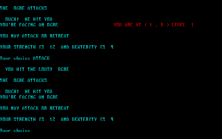 Screenshot Thumbnail / Media File 1 for Amulet Of Yendor (1985)(Keypunch)