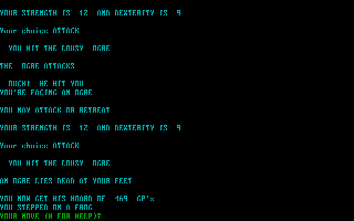 Screenshot Thumbnail / Media File 1 for Amulet Of Yendor (1985)(Keypunch)