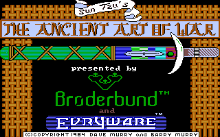 Screenshot Thumbnail / Media File 1 for Ancient Art Of War (1984)(Broderbund Software Inc)(Rev)