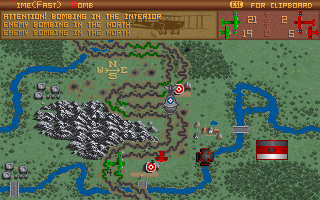 Screenshot Thumbnail / Media File 1 for Ancient Art Of War In The Skies (1990)(Microprose Software Inc)