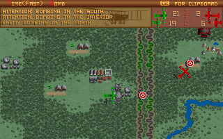 Screenshot Thumbnail / Media File 1 for Ancient Art Of War In The Skies (1990)(Microprose Software Inc)