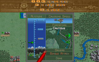 Screenshot Thumbnail / Media File 1 for Ancient Art of War in the Skies The (1992)(Evryware)