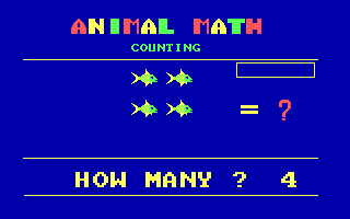 Screenshot Thumbnail / Media File 1 for Animal Math (1986)(Donald Pavia)
