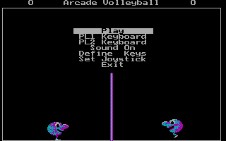 Screenshot Thumbnail / Media File 1 for Arcade Volleyball (1987)(Einstein)