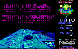 Screenshot Thumbnail / Media File 1 for Arkanoid 2 Revenge Of Doh (1987)(Taito Corporation)