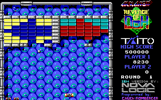 Screenshot Thumbnail / Media File 1 for Arkanoid 2 Revenge Of Doh (1987)(Taito Corporation)