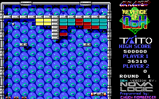 Screenshot Thumbnail / Media File 1 for Arkanoid 2 Revenge Of Doh (1987)(Taito Corporation)