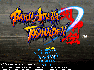 Screenshot Thumbnail / Media File 1 for Battle Arena Toshinden (1996)(Takara)