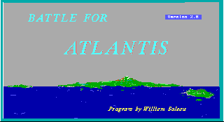 Screenshot Thumbnail / Media File 1 for Battle For Atlantis (1990)(William Soleau)