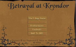 Screenshot Thumbnail / Media File 1 for Betrayal At Krondor (1993)(Sierra Online)