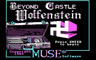 Screenshot Thumbnail / Media File 1 for Beyond Castle Wolfenstein (1983)(Muse Software)