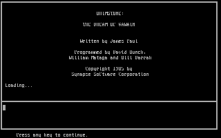 Screenshot Thumbnail / Media File 1 for Brimstone (1985)(Broderbund Software Inc)